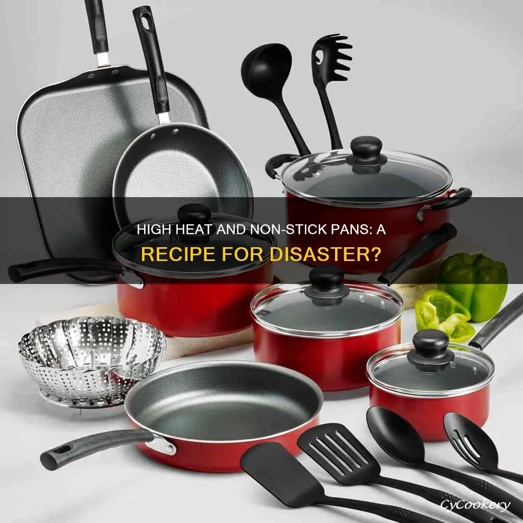 does high heat damage non stick pans