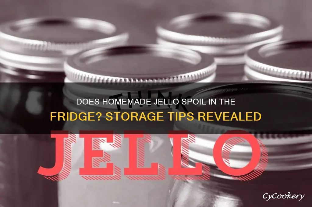 does homemade jello go bad in the refrigerator
