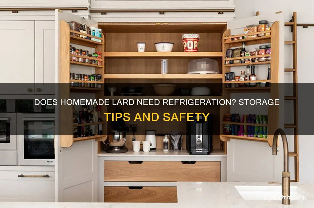 does homemade lard have to be refrigerated