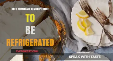Refrigerating Homemade Lemon Pie: Essential or Optional? Expert Tips