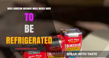 Horizon Organic Milk Boxes: Refrigeration Required or Shelf-Stable?