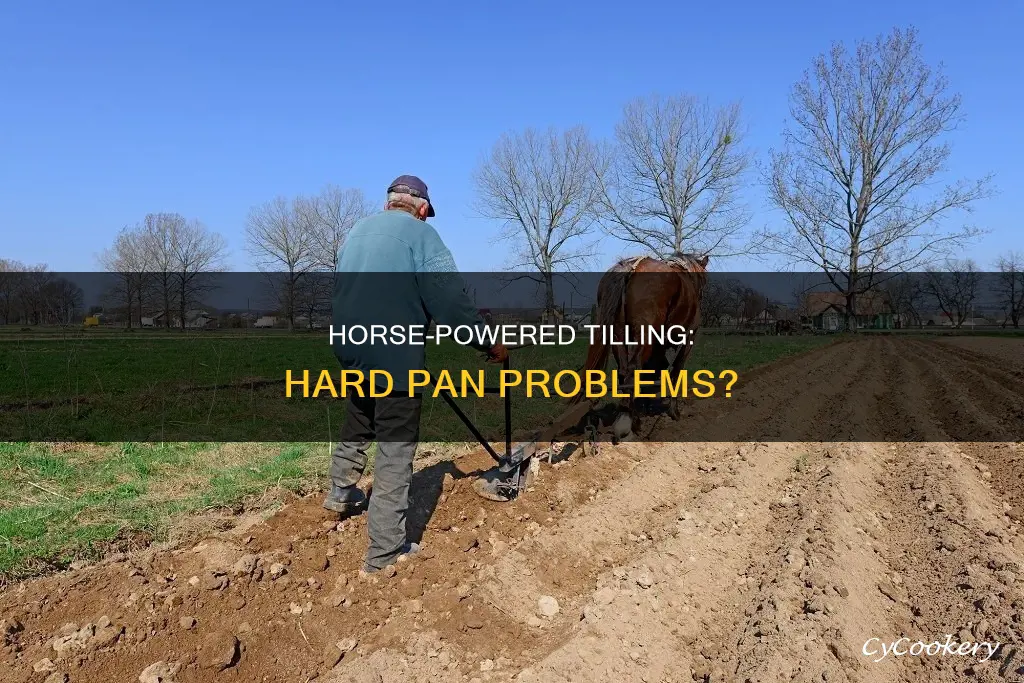 does horse powered tilling create a hard pan