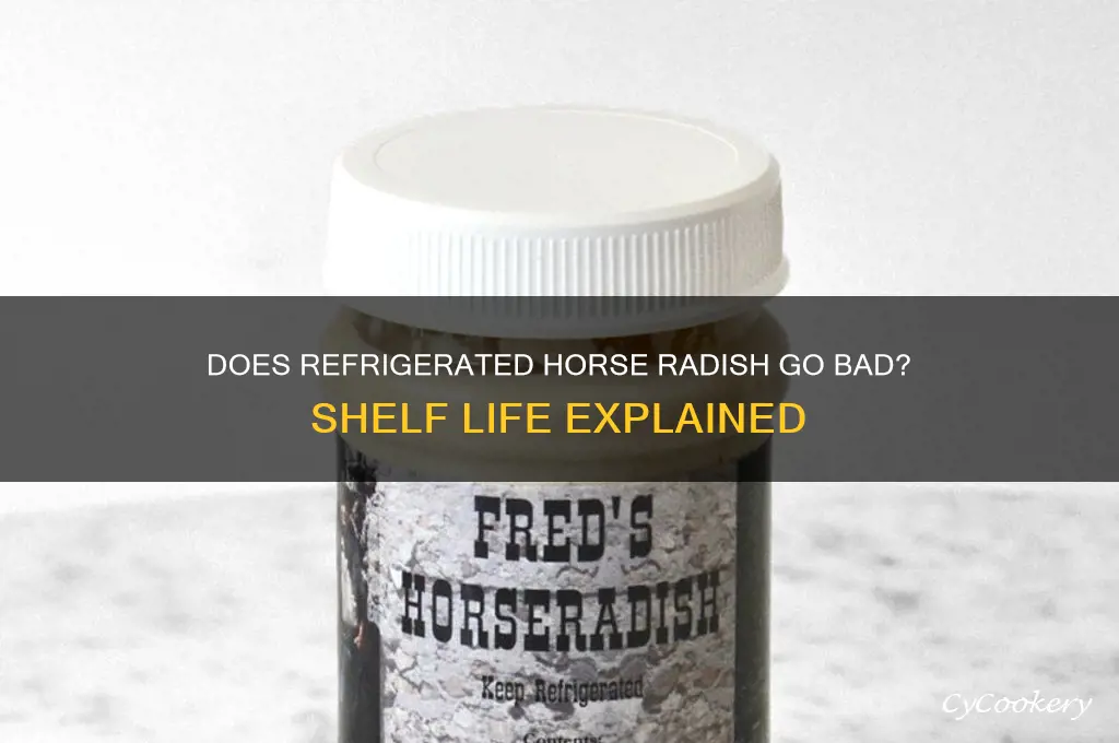 does horse radish spoil in the refrigerator