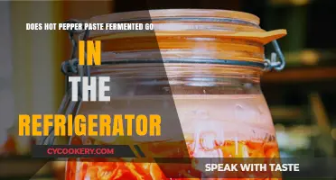 Should Fermented Hot Pepper Paste Be Refrigerated? Storage Tips Revealed