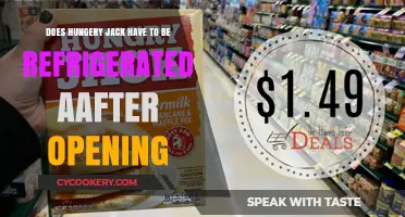 Does Hungry Jack Pancake Mix Need Refrigeration After Opening?