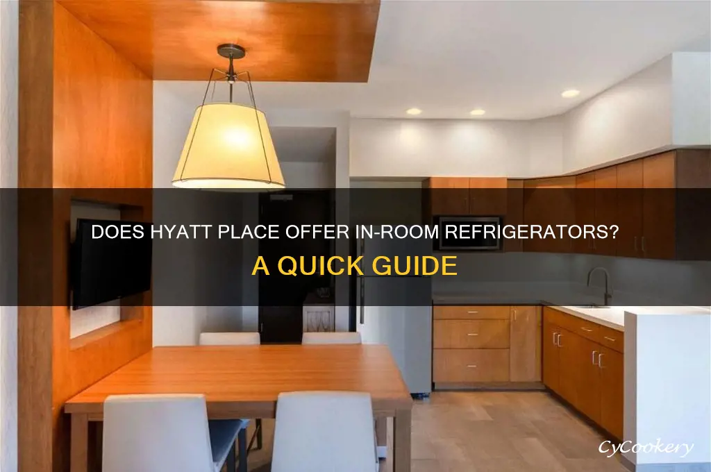 does hyatt place have refrigerators in rooms