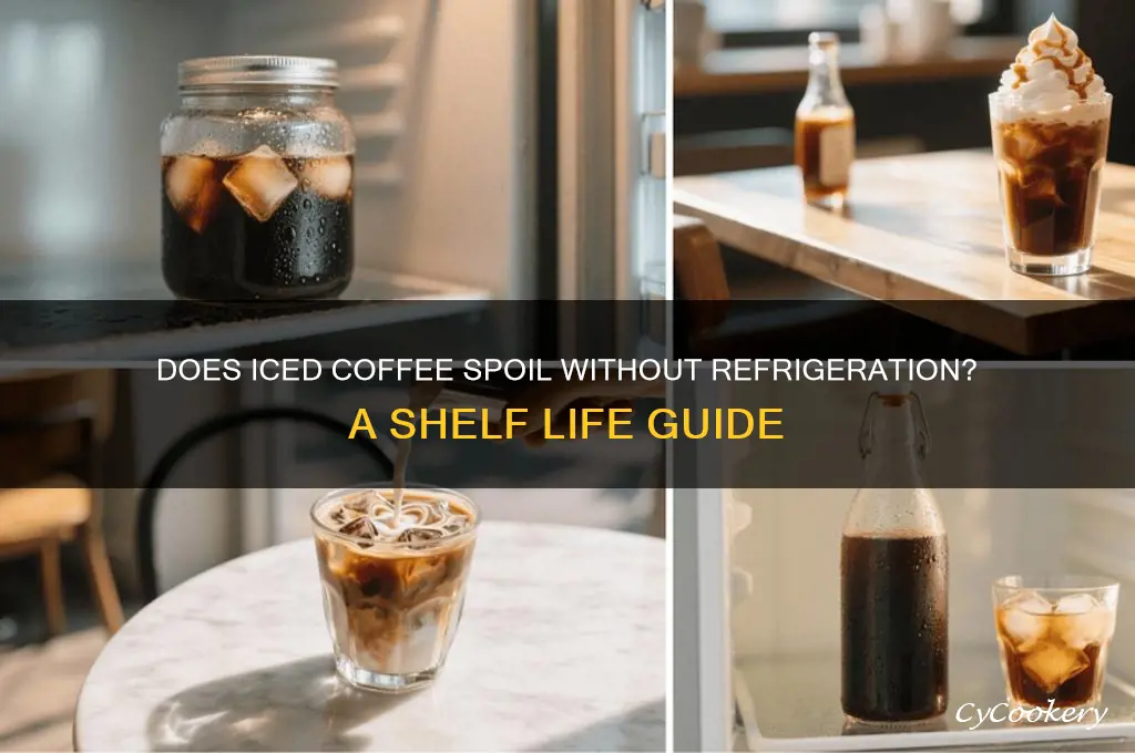 does iced coffee go bad if not refrigerated