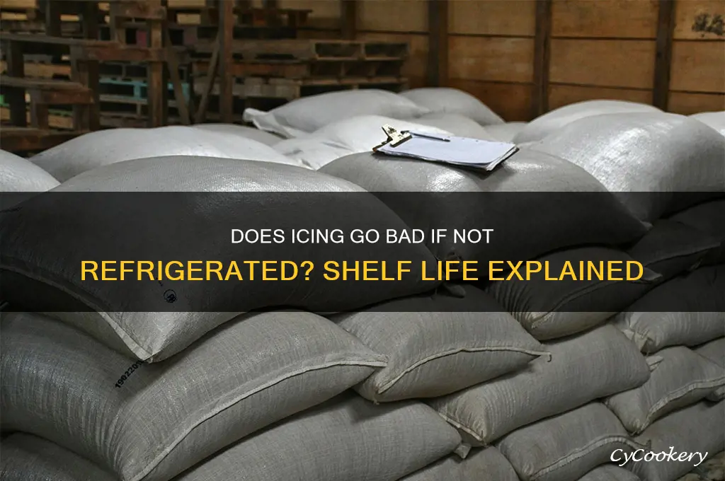 does icing go bad if not refrigerated