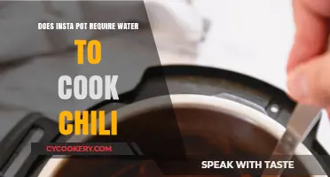 Insta Pot Chili: Water or No Water?