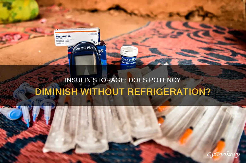 does insulin lose its potency if not refrigerated