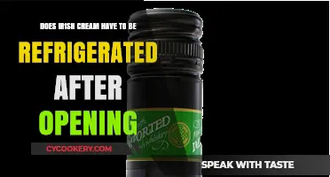 Does Irish Cream Need Refrigeration After Opening? A Guide