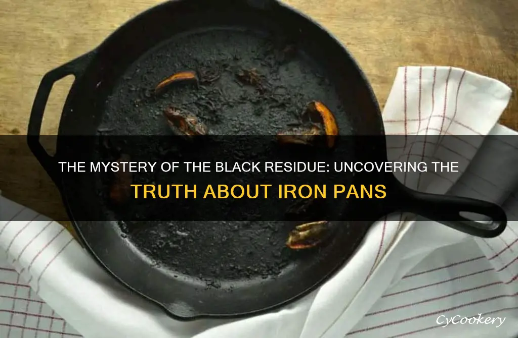 does iron pan always have something black residue