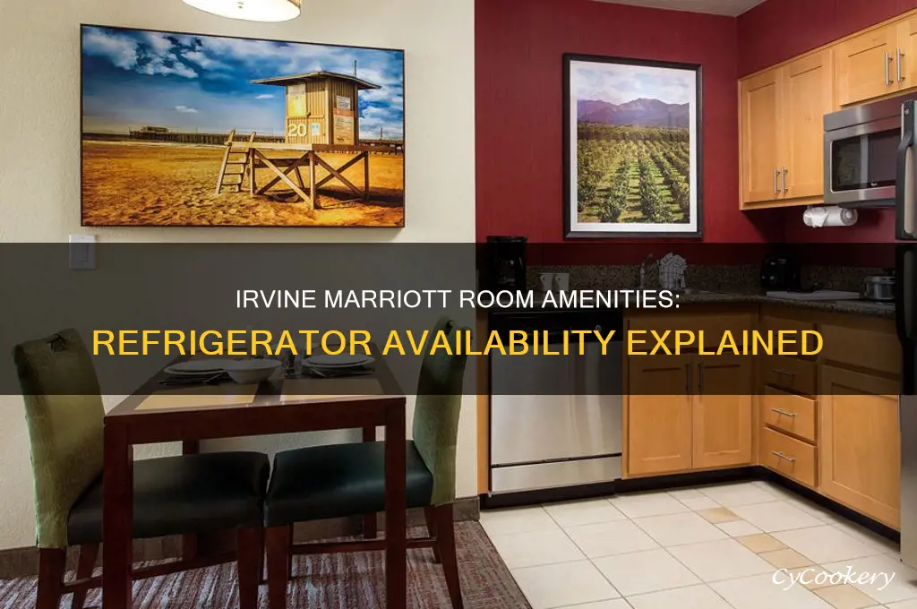does irvine marriott have refrigerator in rooms