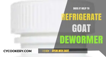 Refrigerating Goat Dewormer: Does It Enhance Effectiveness and Shelf Life?