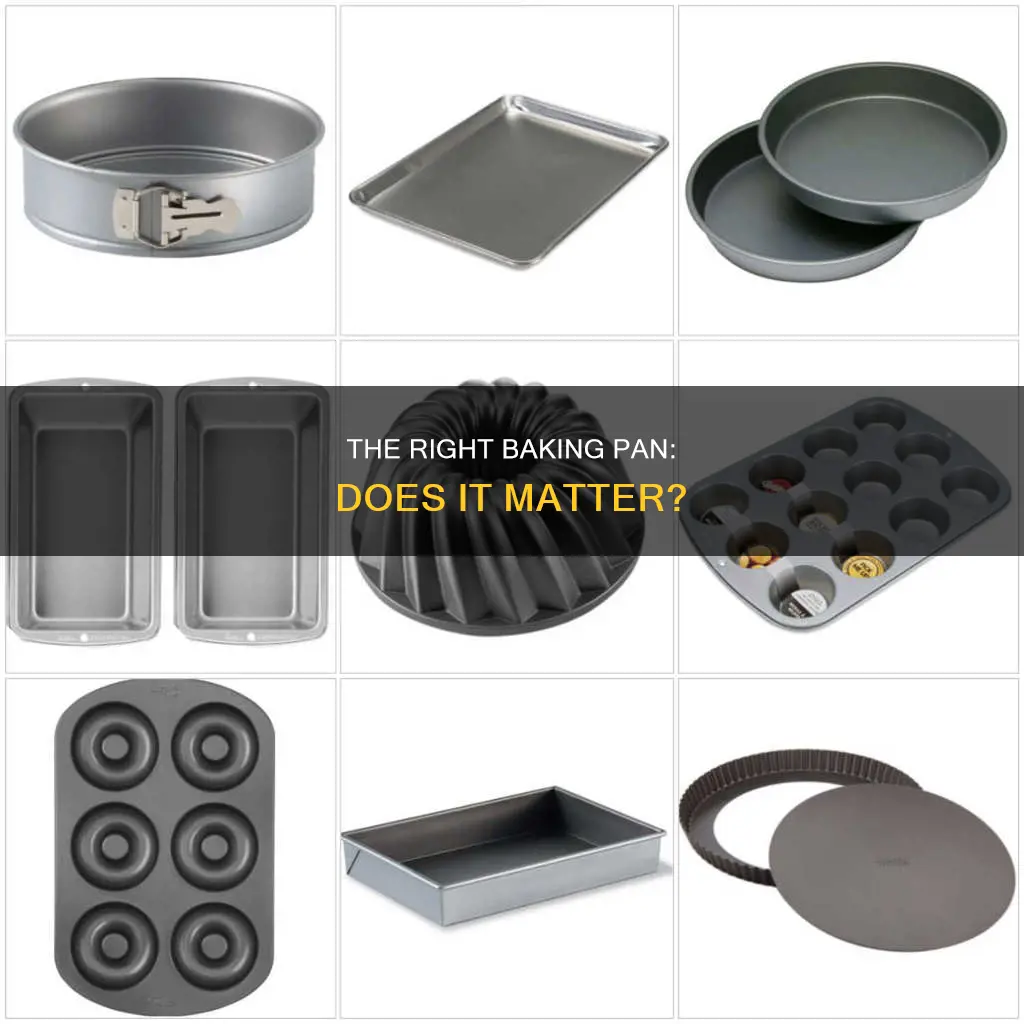 does it matter what kind of pan for baking