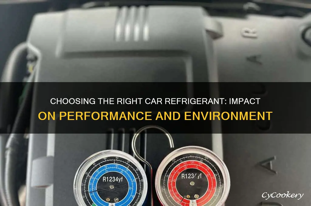 does it matter what refrigerant you use car