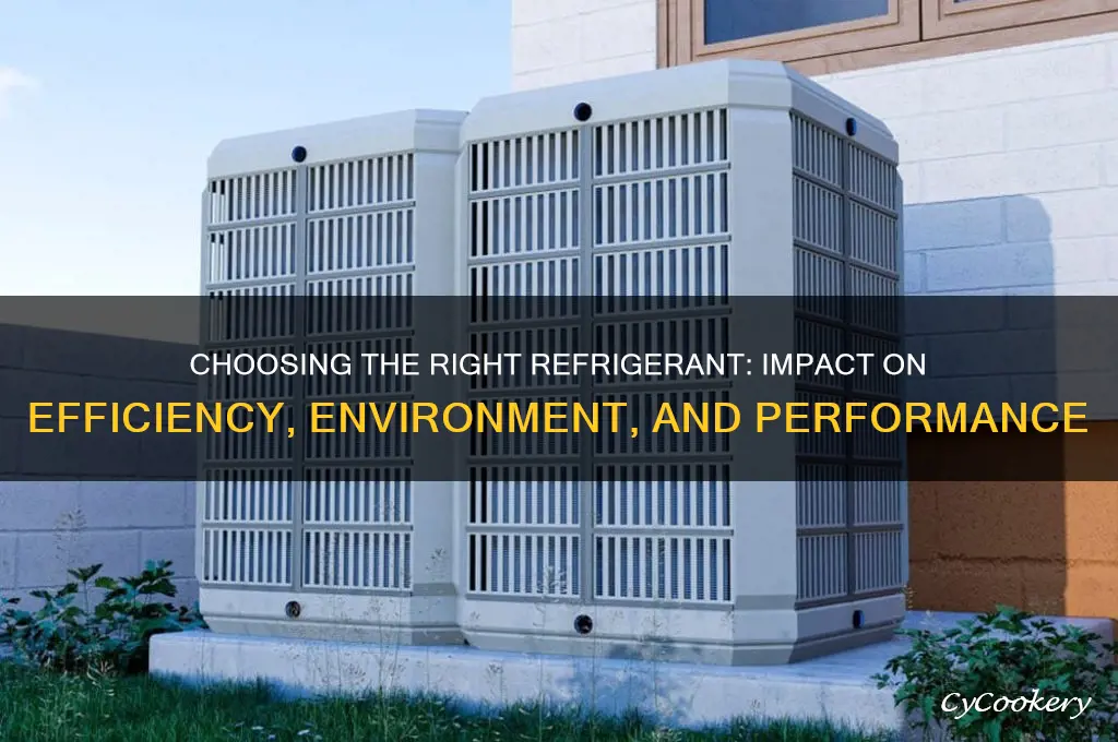 does it matter what refrigerant you use