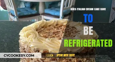 Italian Cream Cake Storage: Refrigerate or Not? Expert Tips