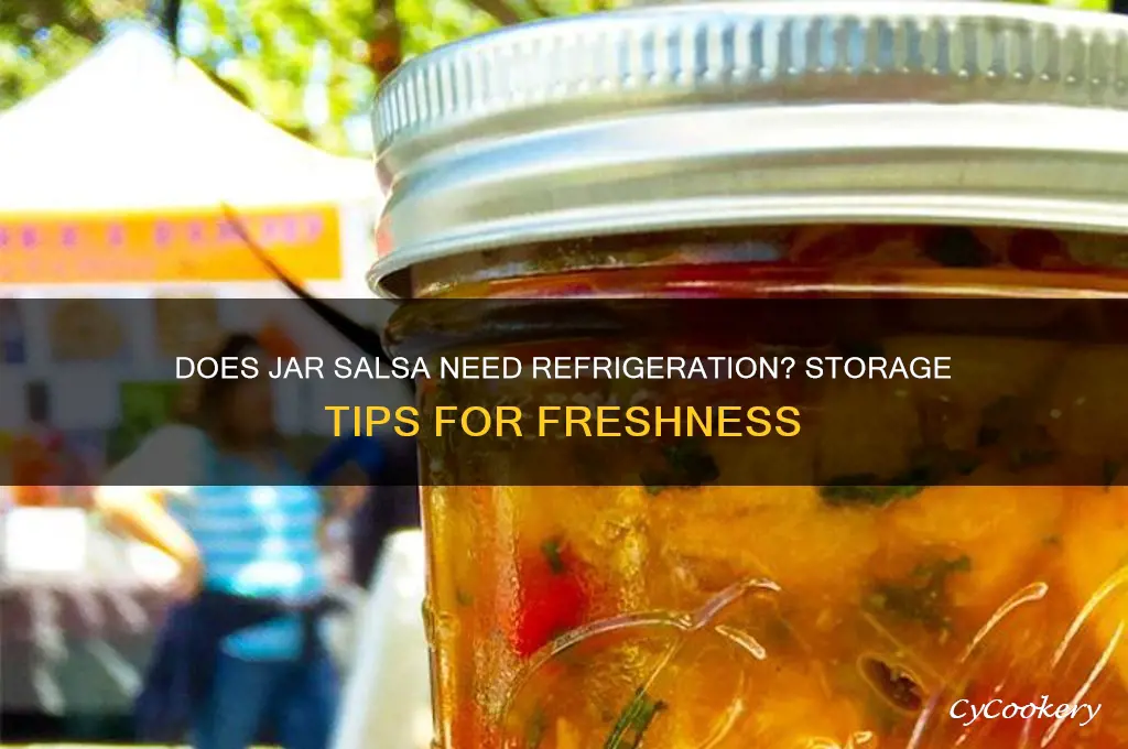 does jar salsa have to be refrigerated