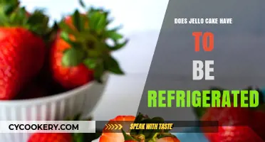 Does Jello Cake Need Refrigeration? Storage Tips for Freshness