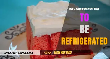 Does Jello Poke Cake Require Refrigeration? Storage Tips Revealed
