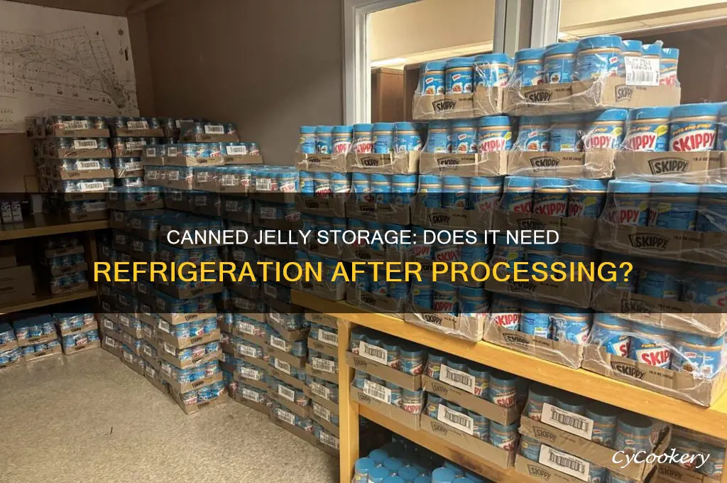 does jelly have to be refrigerated after canning