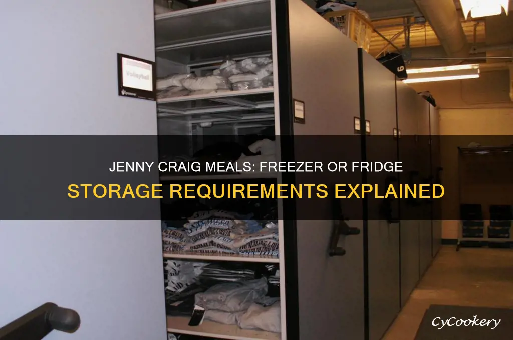does jenny craig food needto frozen or refrigerated