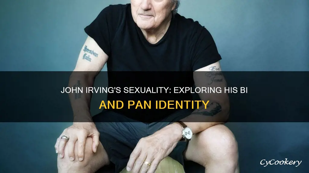 does john irving identify as bi and pan