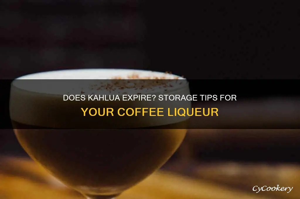 does kahlua go bad if not refrigerated