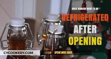 Kahlua Storage Tips: Should You Refrigerate After Opening?