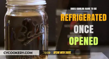 Kahlua Storage Tips: Should You Refrigerate After Opening?