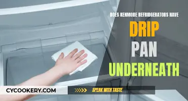Where is the Drip Pan in Kenmore Refrigerators?