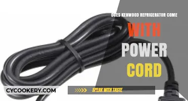 Kenwood Refrigerator Power Cord: Included or Separate Accessory?
