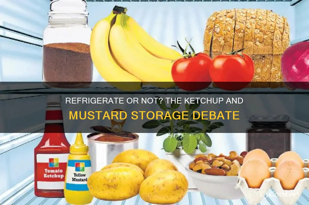 does ketchup and mustard have to be refrigerated