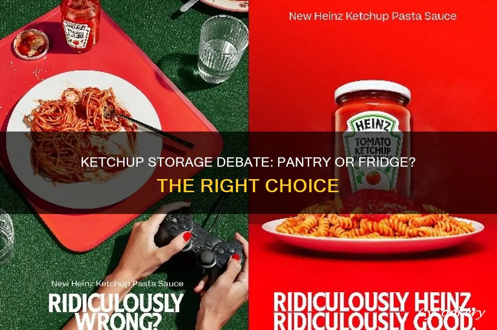 does ketchup belong in pantry or refrigerator
