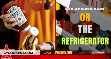 Ketchup Storage Debate: Cabinet Convenience vs. Refrigerator Freshness