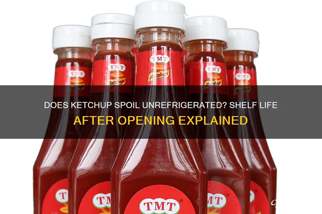 does ketchup go bad if not refrigerated after opening