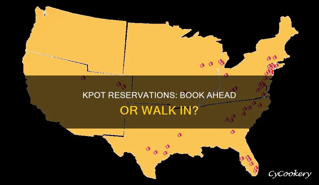 does kpot do reservations