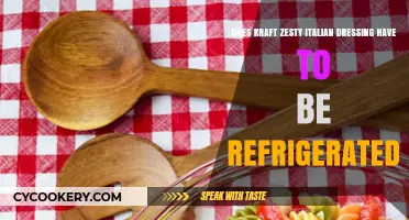 Does Kraft Zesty Italian Dressing Need Refrigeration After Opening?
