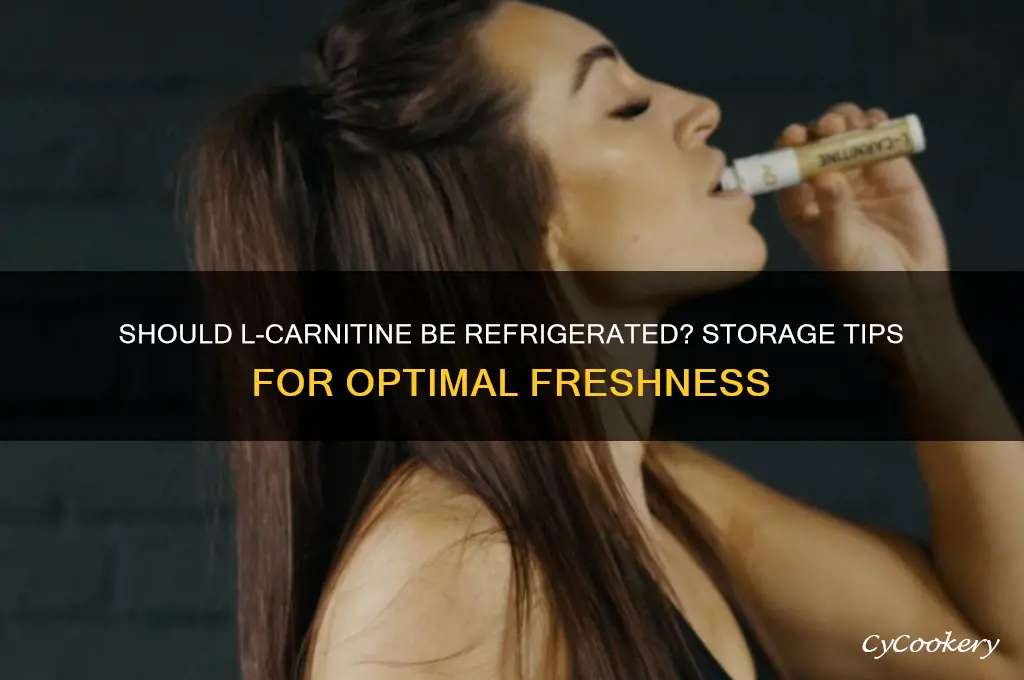 does l carnitine have to be refrigerated