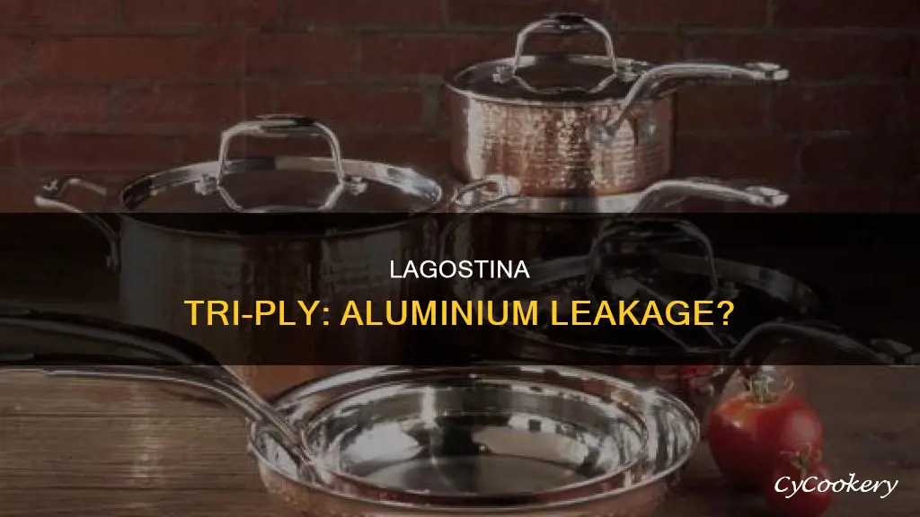 does lagostina tri ply pots and pans set leak aluminium