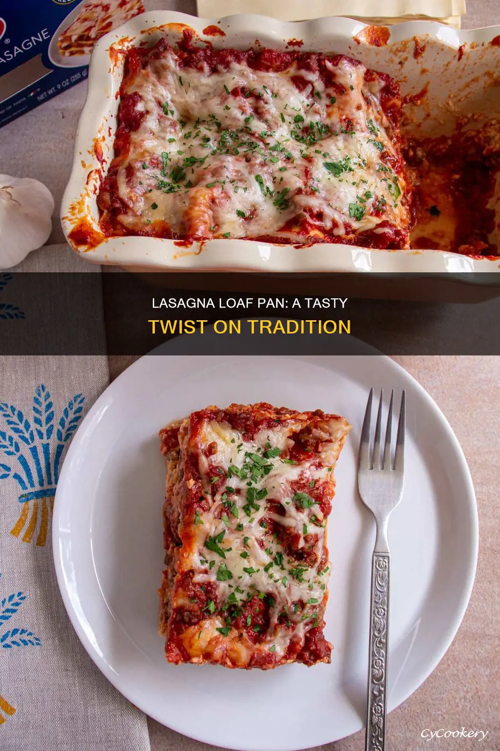 does lasagna in loaf pan