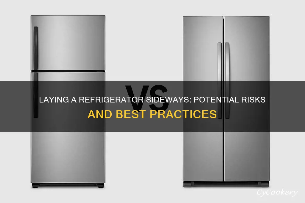 does laying a refrigerator on its side hurt it