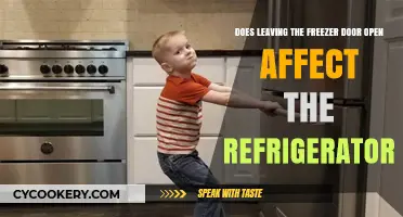 Open Freezer Door: How It Impacts Your Refrigerator's Performance
