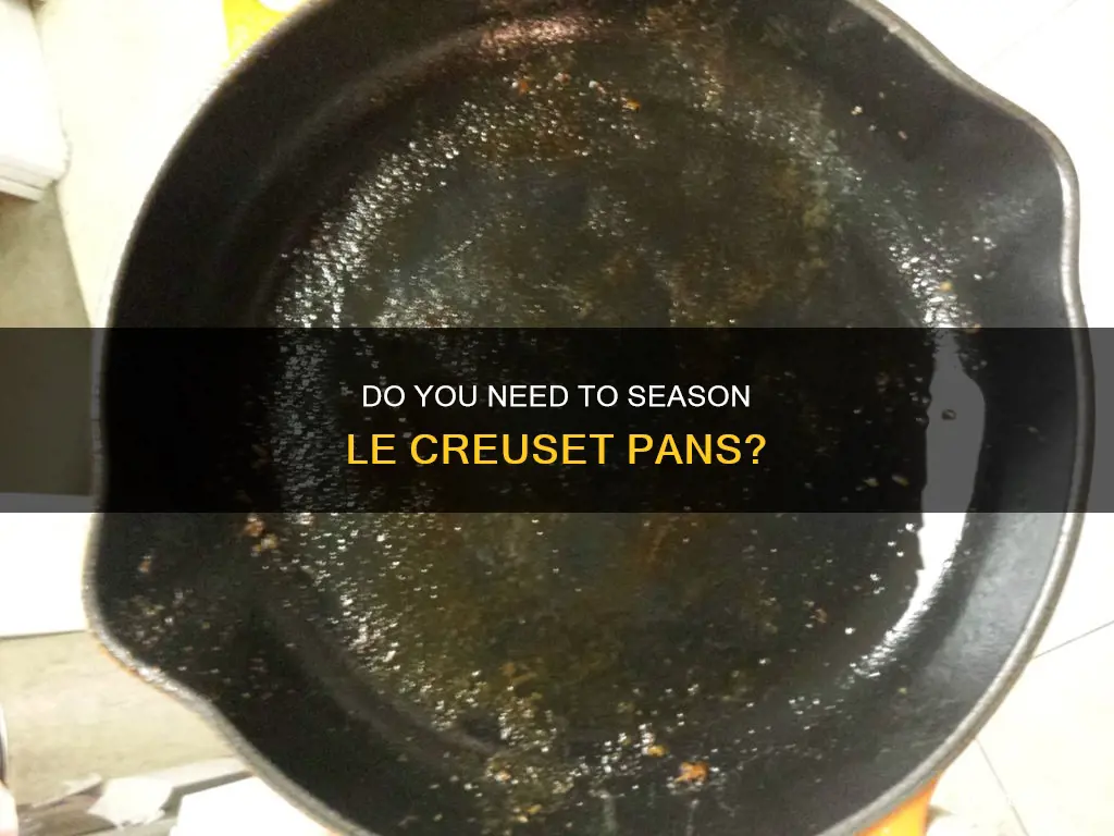 does lecreuset pans need seasoning