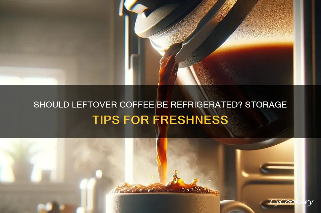 does leftover coffee have to be refrigerated
