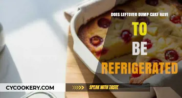 Leftover Dump Cake: Refrigerate or Not? Storage Tips Revealed