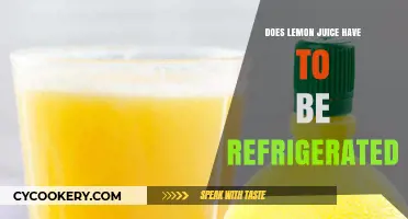 Should Lemon Juice Be Refrigerated? Storage Tips for Freshness