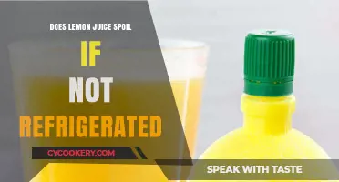 Does Lemon Juice Go Bad Without Refrigeration? Storage Tips Revealed