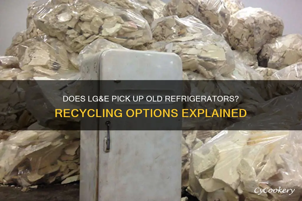 does lg&e pick up old refrigerators